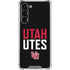 University of Utah Interlocking U Galaxy S24 FE Clear Case